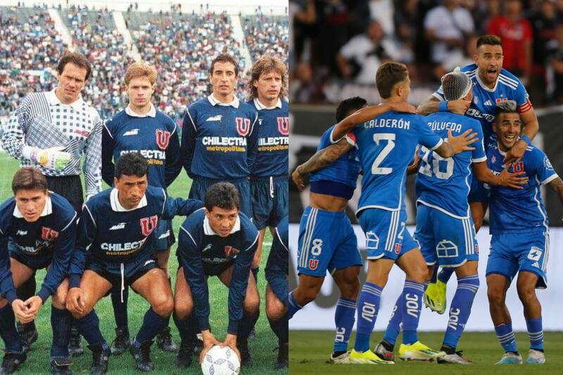 Plantel de 1992 y plantel de 2024.