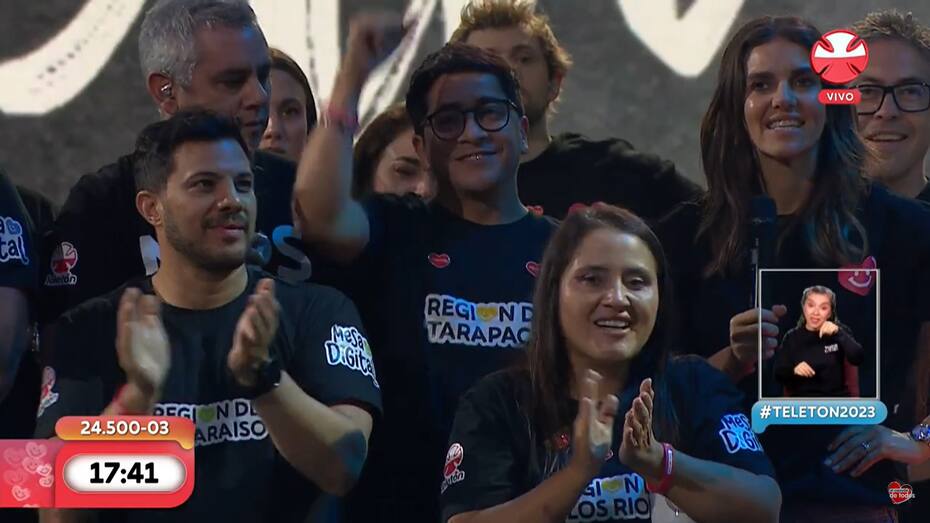 los animadores de la Teletón 2023