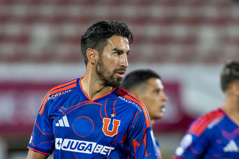 Juan Martín Lucero queda descartado para el duelo de la U contra Universidad de Concepción. Foto: Felipe Escobedo/En Cancha