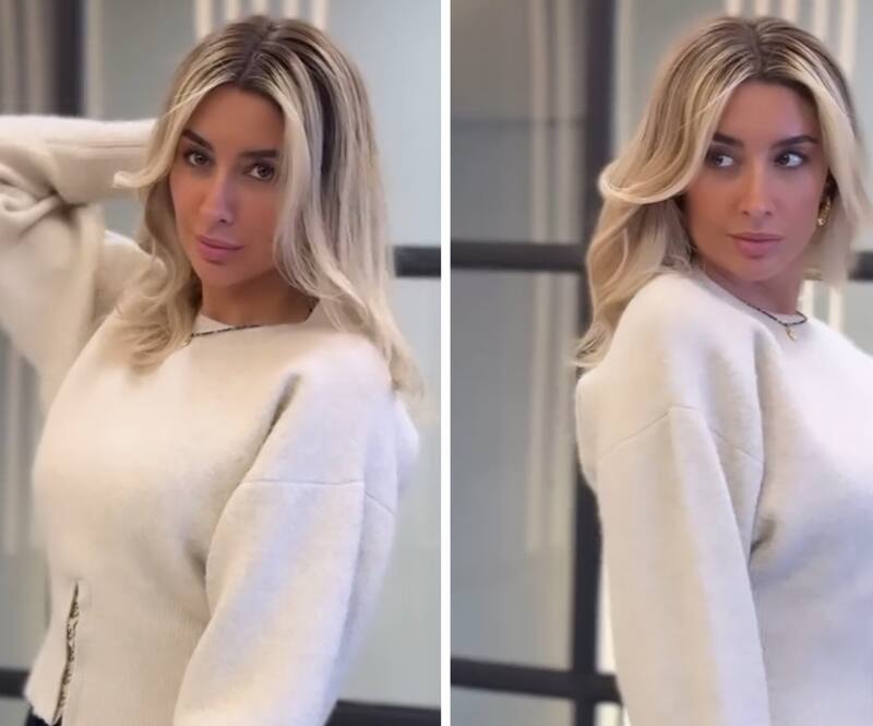 Camila Andrade apostó por una técnica de balayage. Créditos: Instagram