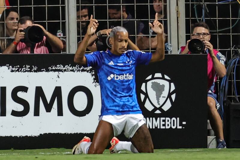 marcó el gol de Cruzeiro que eliminó a Unión La Calera de Copa Sudamericana.