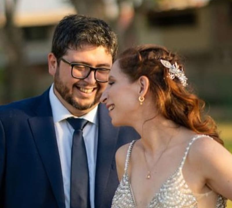 Luis Slimming y Ana Pulgar en su matrimonio / Créditos: Instagram