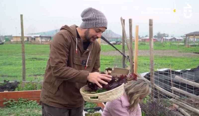 Con un refugio animal y huerta ecológica: Así es la casa de Federico Koch y Eliana Albasetti.
