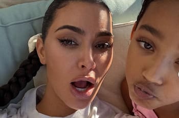 ¡Que grande está! Kim Kardashian compartió tiernas fotos con su pequeña hija: “Bebé gemela”