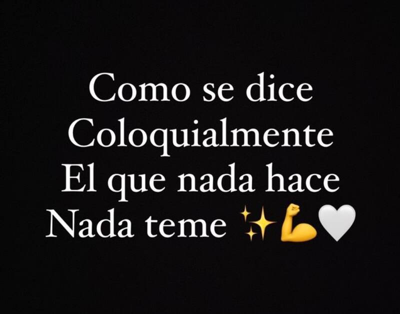 Historia de Nicole Moreno. Créditos: Instagram