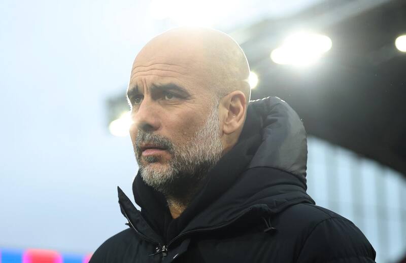 Pep Guardiola, entrenador de Manchester City. EFE