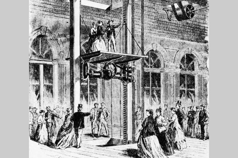 Primer ascensor del mundo.