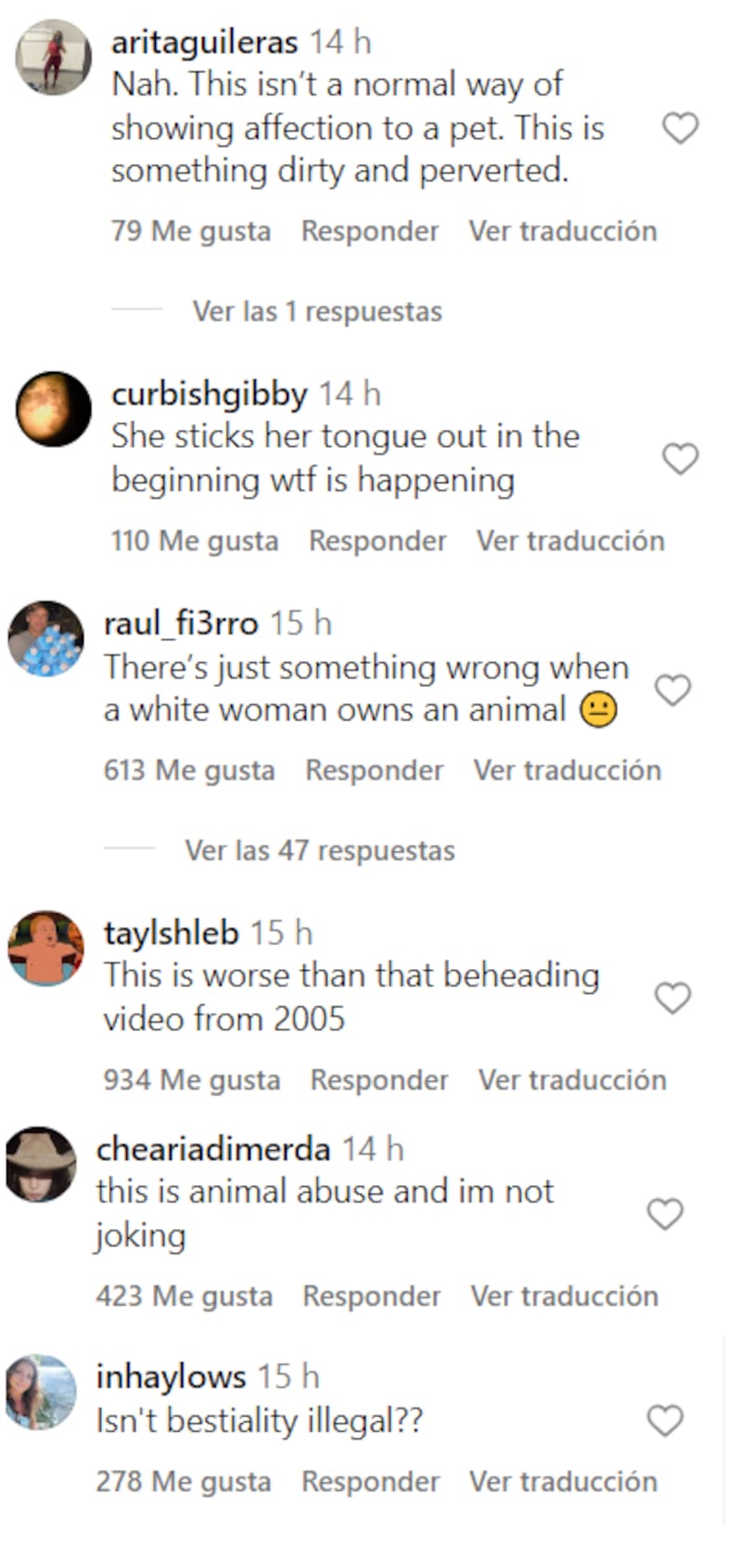 El beso de Constanza Capelli a Bigote ahora es comentado internacionalmente.