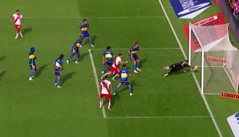 del partido entre River Plate y Boca Juniors.