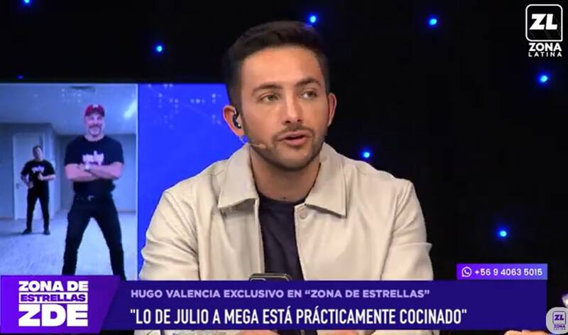 Hugo Valencia confirmó posible llegada de JC Rodríguez a Mega. Créditos: Captura Zona Latina