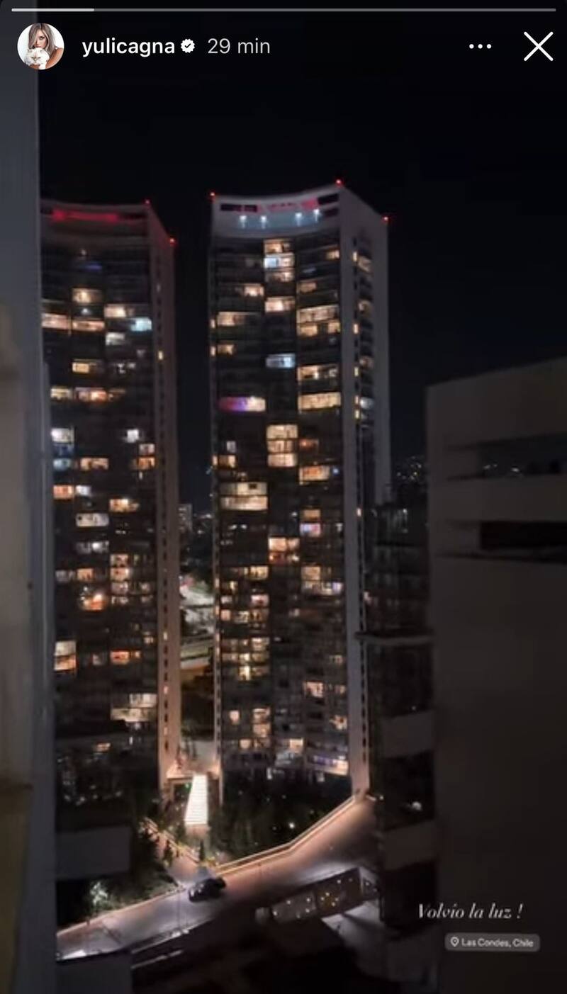 La chica reality compartió la alegría de sus vecinos tras llegada de la luz.