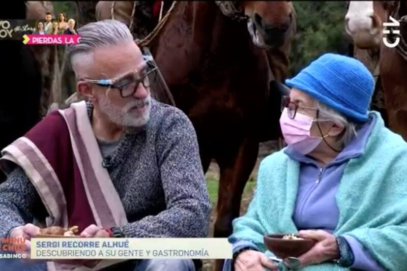 Sergi Arola expresa su orgullo por "El Menú de Chile". Créditos: Chilevisión.