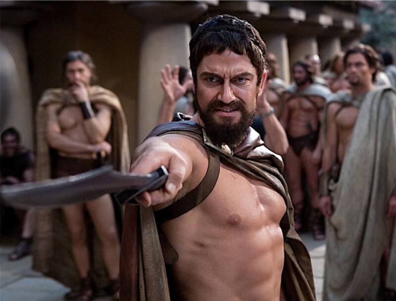 Gerard Butler en "300". Créditos: Instagram