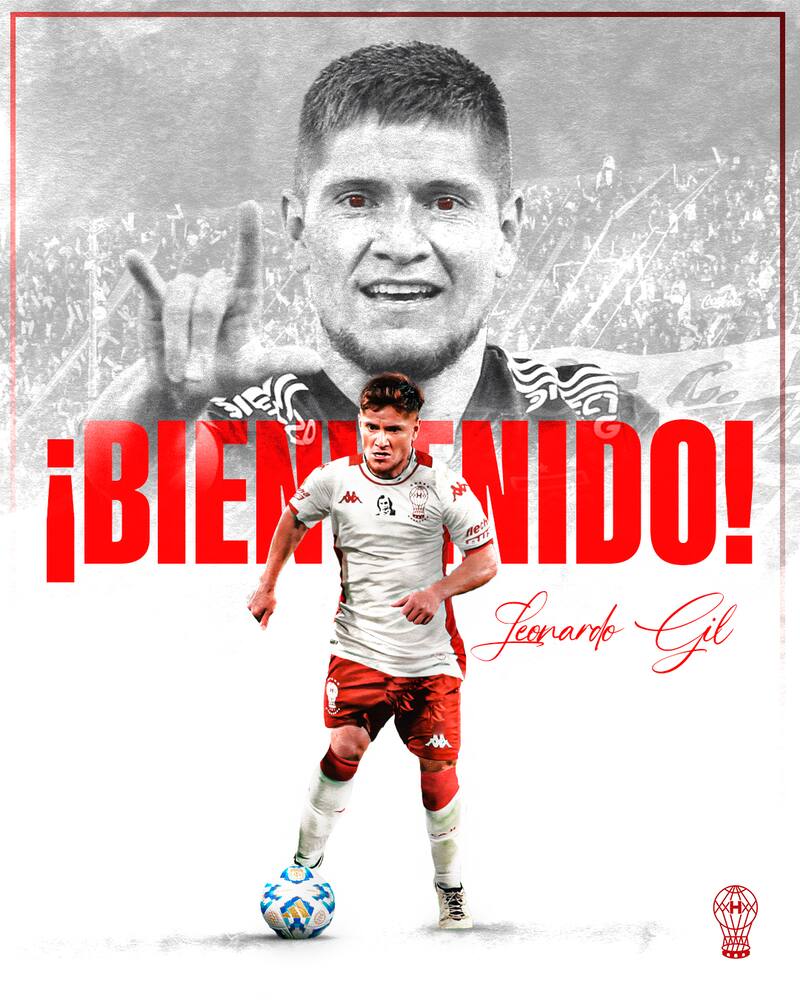 Leonardo Gil presentado en Huracán.
