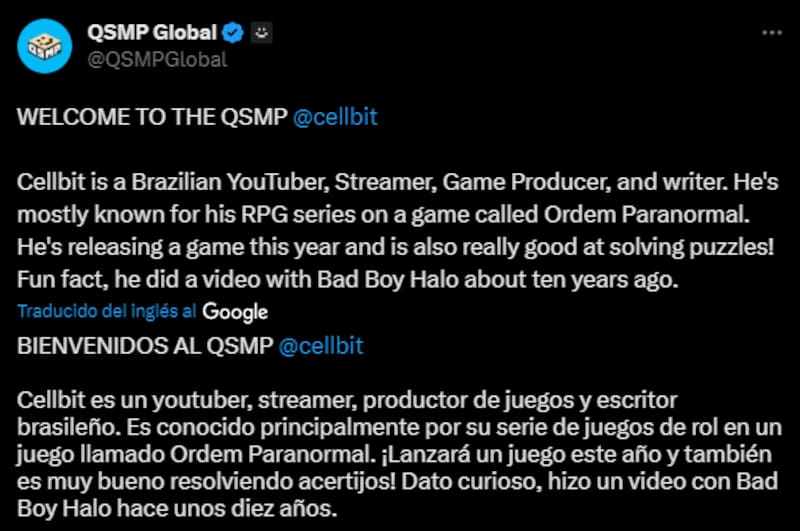 Créditos: Quackity Studios.