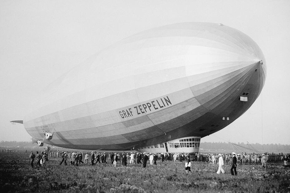 El viaje del globo dirigible marcó un hito histórico para la aviación a nivel mundial.