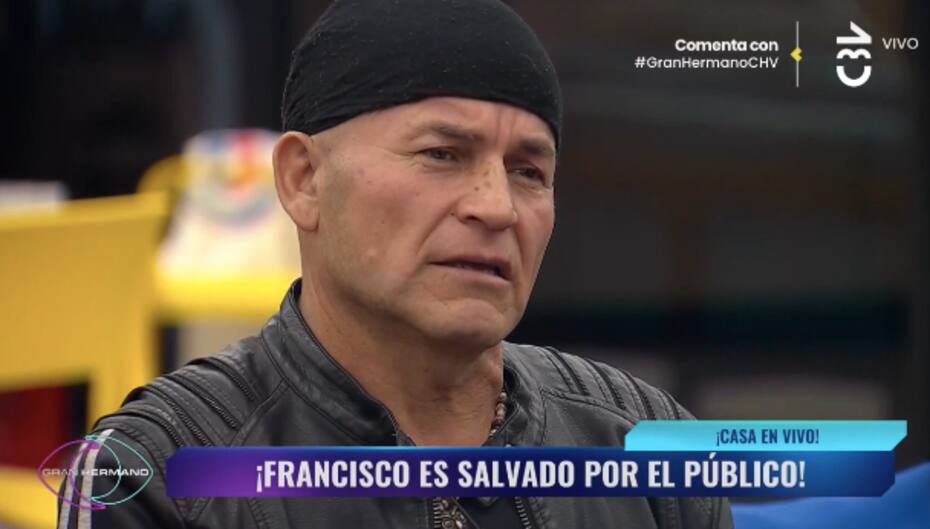 Francisco Arenas fue el primer salvado por el público. Foto: CHV.