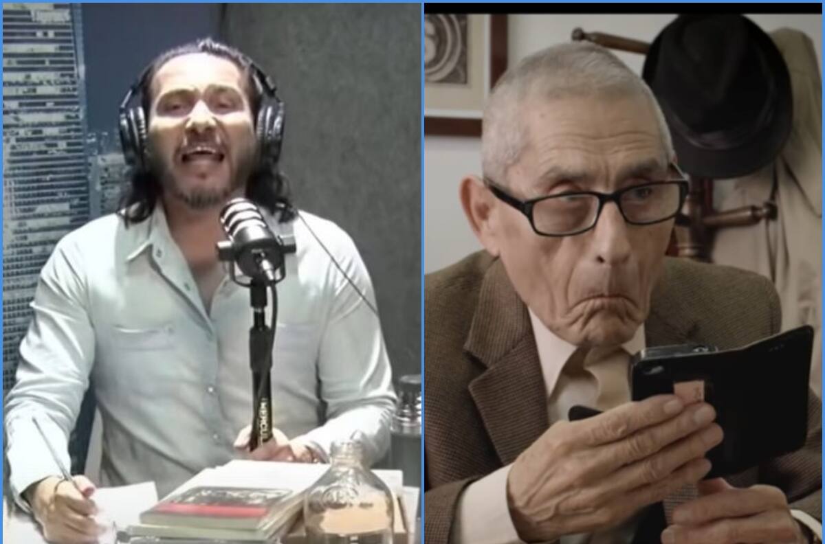 "Te quiero ver, viejito topo": La delirante arenga de Felipe Avello a Don Sergio Chamy y "El Agente Topo" de cara a los Oscar 2021