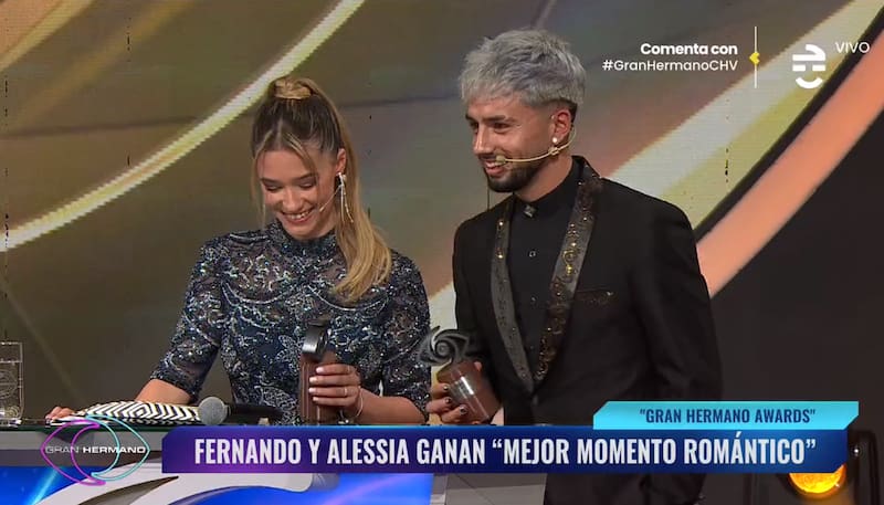 Alessia y Bambino ganaron por el momento más romántico.