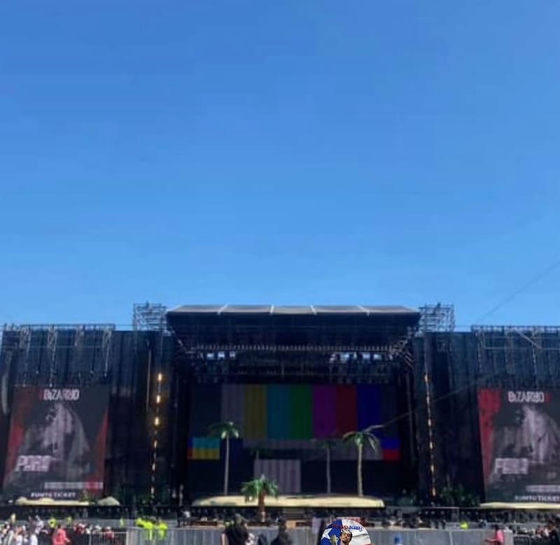 Así se ve desde la Cancha General, dependiendo de la hora de llegada al estadio.