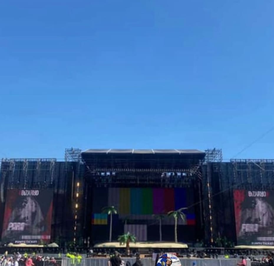 Así se ve desde la Cancha General, dependiendo de la hora de llegada al estadio.