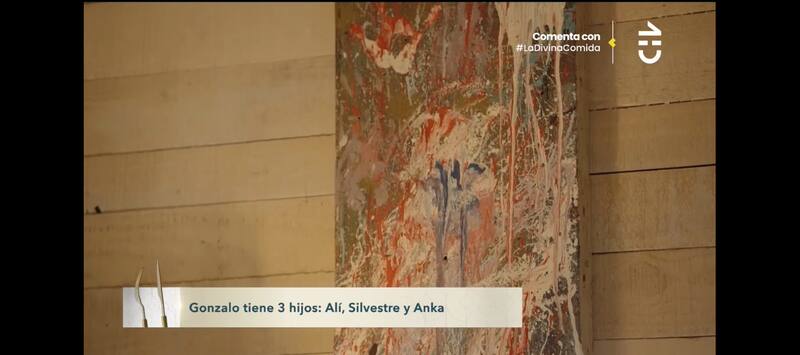 Este es el cuadro de Silvestre, el hijo de 15 años de Gonzalo Valenzuela.