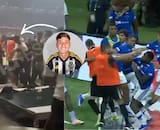 VIDEO | ¡Lo tuvieron que contener! Liberan inédito registro de Iván Román en batalla campal de Atlético Mineiro
