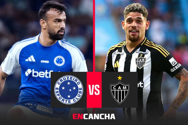 por la fecha 9 del Brasileirao. Foto: Prensa Cruzeiro y EFE.