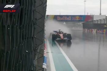 VIDEO | “Perdón, en serio perdón”: Charles Leclerc es víctima de la peligrosa pista del GP de Miami