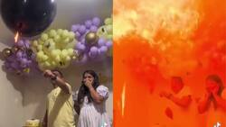 VIDEO | Quisieron conocer el sexo de su bebé y terminaron con una explosión dentro de la casa