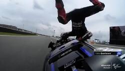 VIDEO | La escalofriante caída que sufrió Fabio Quartararo en el MotoGP de Países Bajos