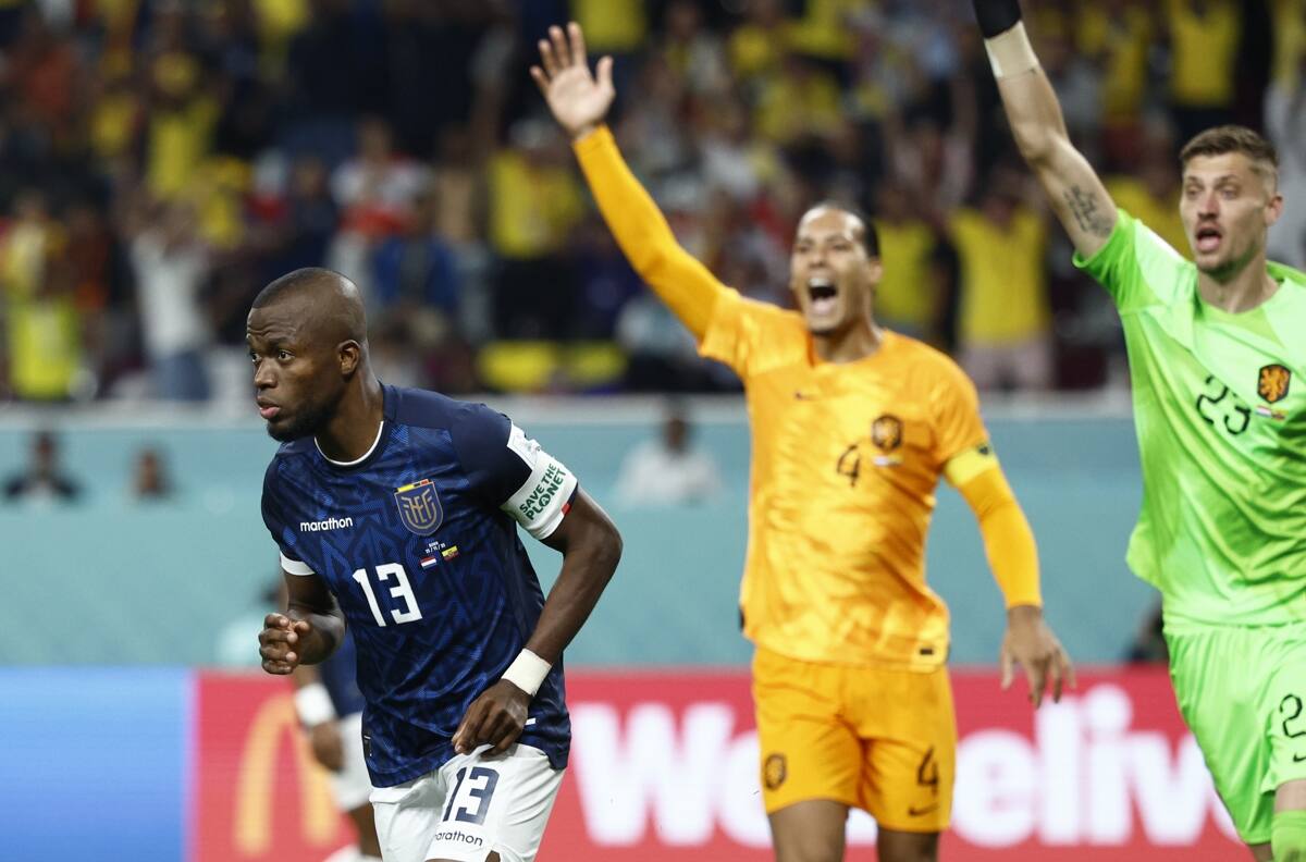 VIDEO | Enner Valencia sigue intratable y anotó la igualdad de Ecuador ante Países Bajos en Qatar 2022