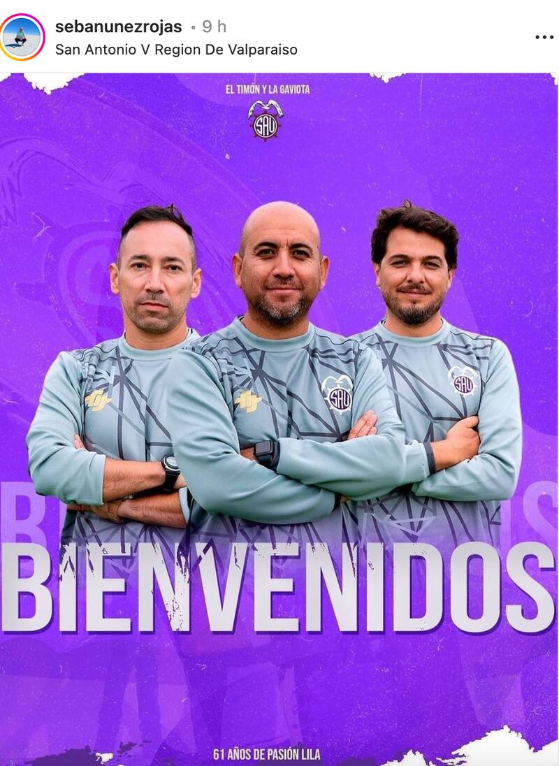 El conconino será el nuevo entrenador de San Antonio Unido en la Segunda División del fútbol chileno.