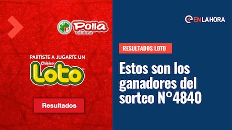 Resultados Loto Chile: Revisa los números ganadores del sorteo N°4840 de este jueves 18 de agosto en Chile