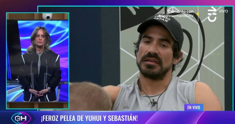 Sebastián Ramírez enfrentó a Yuhui en "Gran Hermano". Créditos: Pantallazo CHV