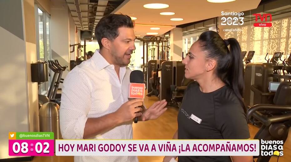Carolina, la entrenadora física de María Luisa Godoy, reveló la rutina de ejercicios de la animadora del Festival de Viña 2023
