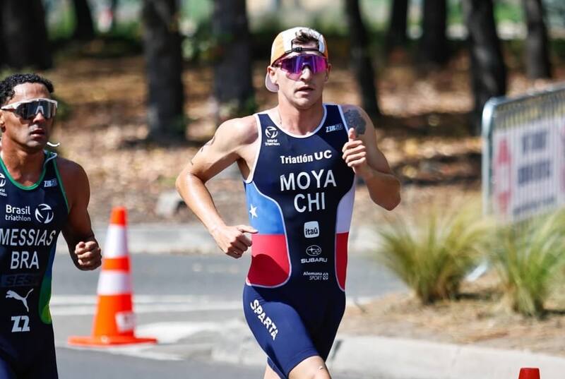 se coronó campeón del Panamericano de Colombia. Foto: Federación Chilena de Triatlón.