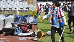 VIDEO | Destrozos y un caos total: la furia de los hinchas tras la visita de Lionel Messi a la India