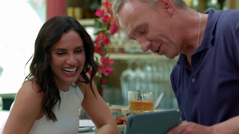 Leonor Varela y Martín Cárcamo en "De tú a tú"