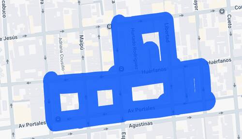 Estas calles se verán afectadas por corte de luz programado. Créditos: Enel.