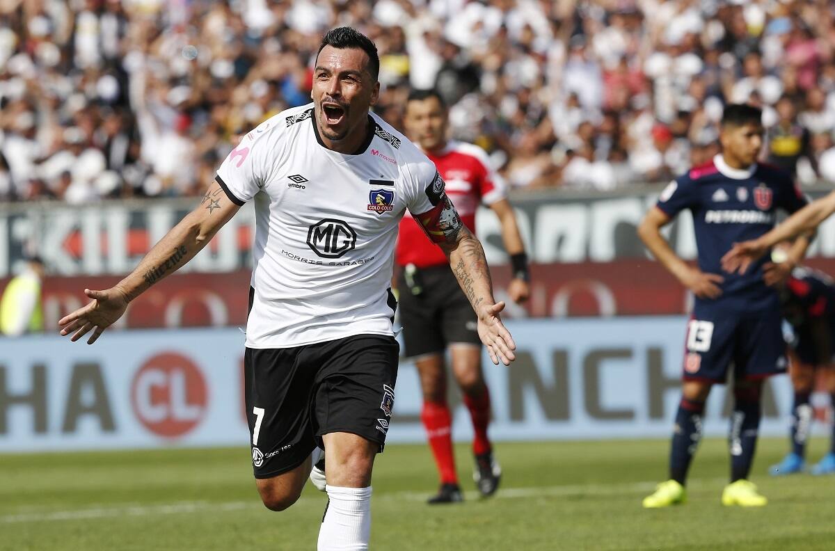 Insólito: gol de Esteban Paredes apareció en mensajes de "apoyo" a la U en el camarín vs Melipilla