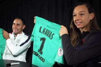 Keylor Navas se rindió en halagos hacia Christiane Endler