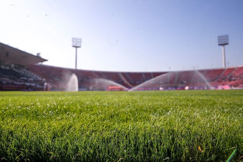 Gustavo Álvarez comentó que tiene la mejor cancha. Foto: Aton