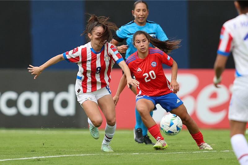 Anaís Álvarez fue titular ante Paraguay, en el partido de la Selección ante Paraguay, en la última Copa América. Foto: Prensa Conmebol.
