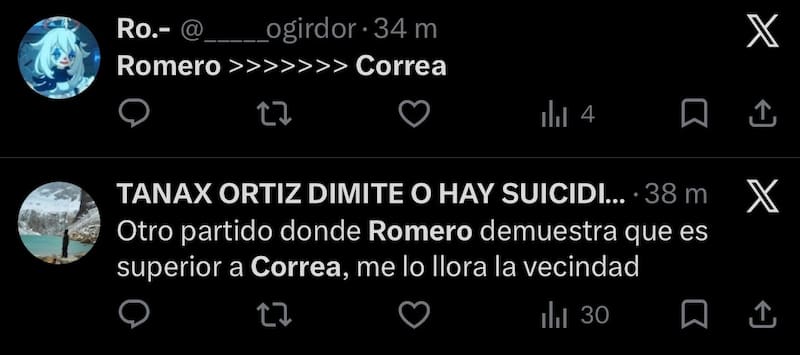 Los hinchas albos cargaron contra Javier Correa tras el triunfo ante Audax.