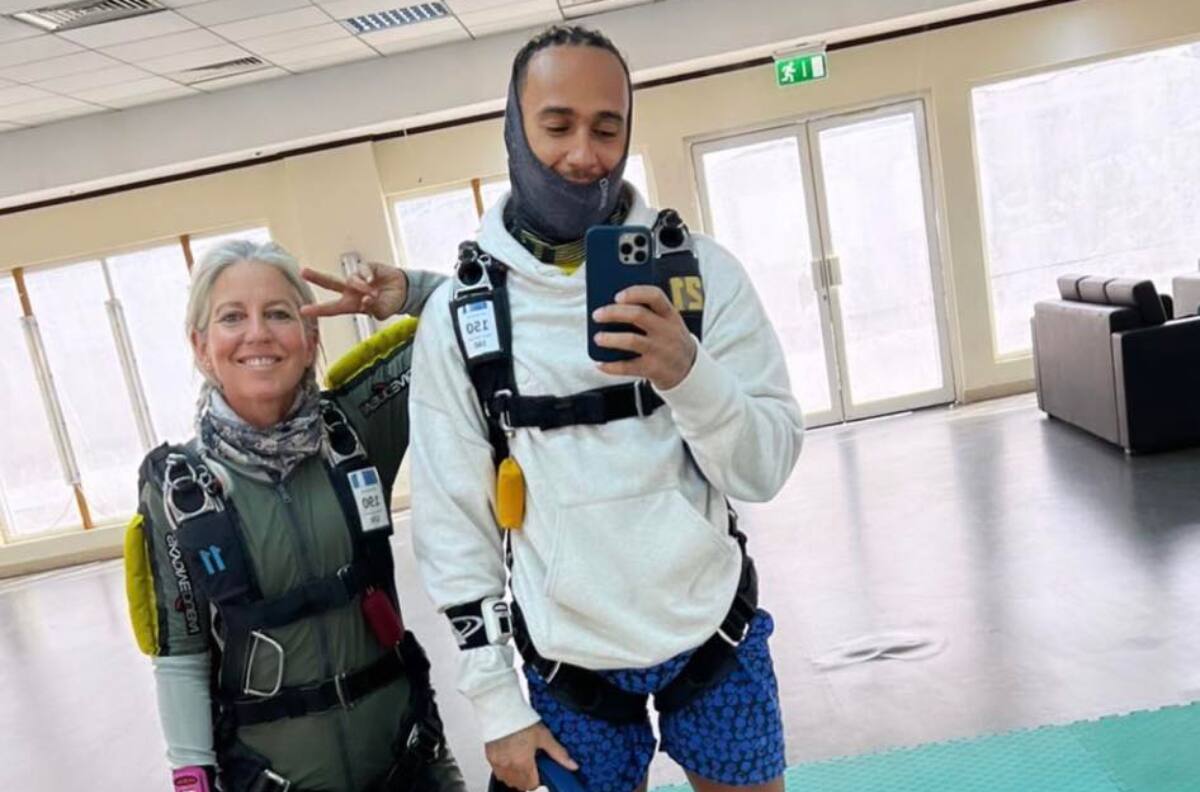 Fórmula 1: Lewis Hamilton se prepara en paracaídas para el regreso del Gran Premio de Australia