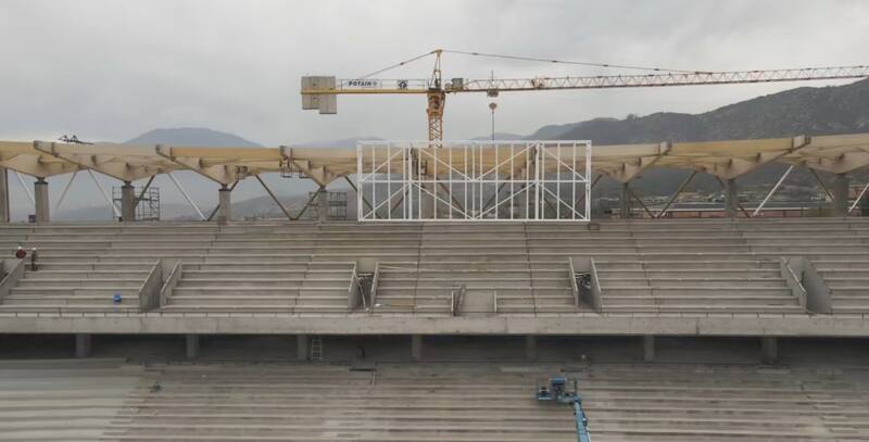 El Nuevo San Carlos de Apoquindo lleva el 70% de avance. (Foto: Cruzados)