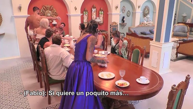 Fabio Agostini inició la pelea con Luis Mateucci. Créditos: Canal 13