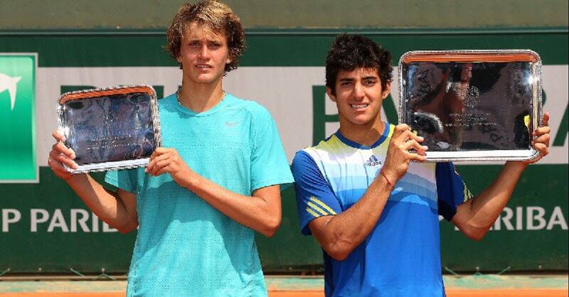 Derrotó a Alexander Zverev para ganar el campeonato junior de Roland Garros.