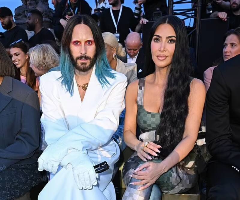 Los famosos coincidieron en la Semana de la Moda en París.